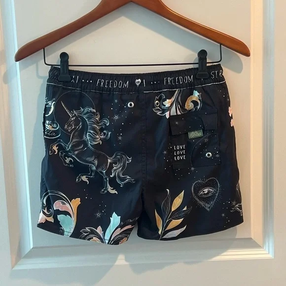 AGUA BENDITA BOYS SWIM SHORTS NICK MARE NWT - Picture 9 of 16